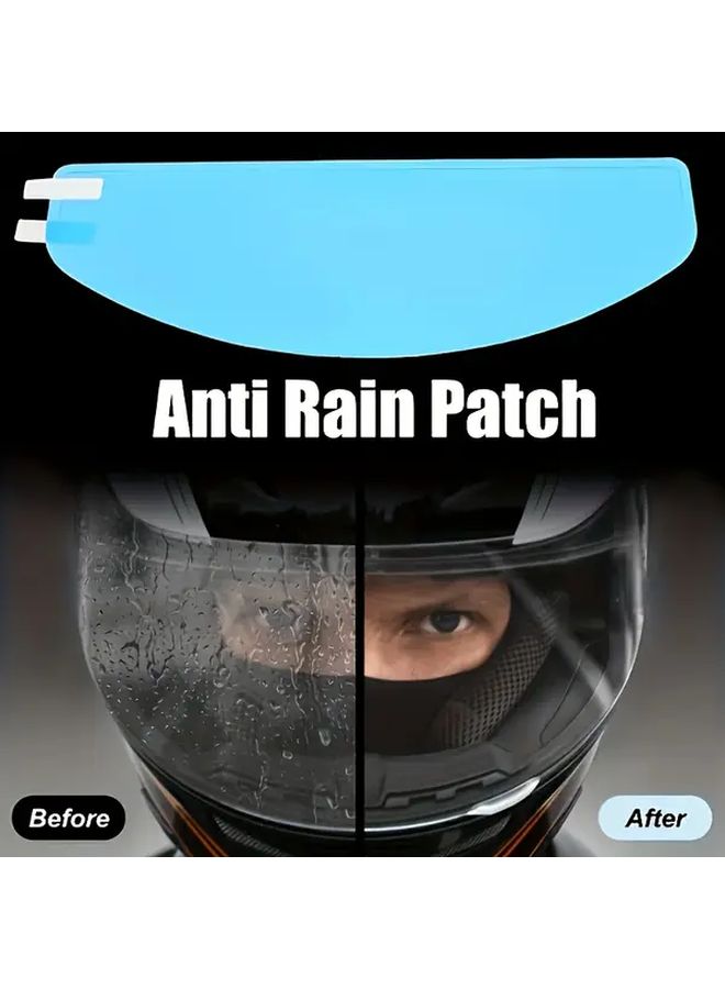1 Pcs Universal Motorcycle Helmet Rainproof Film Anti Fog Lens Patch For Cycling Hat Waterproof - Image 4