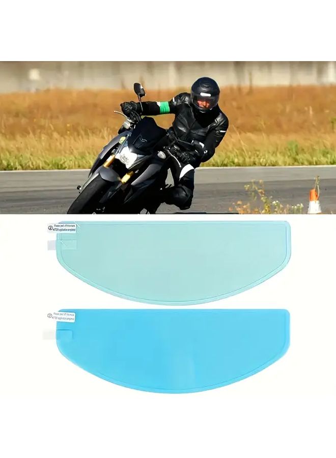1 Pcs Universal Motorcycle Helmet Rainproof Film Anti Fog Lens Patch For Cycling Hat Waterproof - Image 3