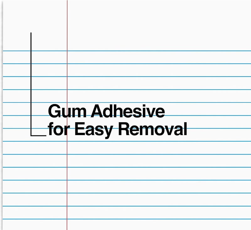 STAPLES Notepads 85 x 11 Narrow Ruled White 50 SheetsPad Dozen PadsPack ST57420 - Image 5