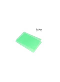 MARKQ A4 Plastic File, L-Type Folders Project Pockets Clear Paper Document Jacket Sleeve for Office, Paper Storage, Green (Pack of 12)  - Image 3