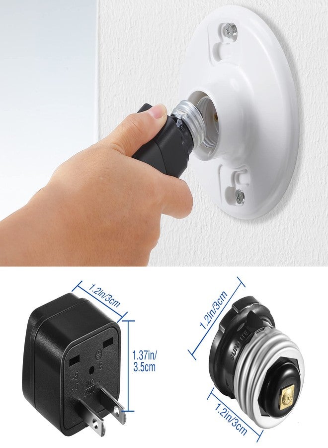 Dreyoo مجموعة ملحقات محول البحث عن قاطع الدائرة من Dreyoo، وجهاز اختبار أسلاك قاطع الدائرة مع مشابك، ومقبس إضاءة، ومحول مخرج تأريض ثلاثي أو ثنائي الأطراف، وحقيبة حمل متوافقة مع ET300 ET310 - Image 4