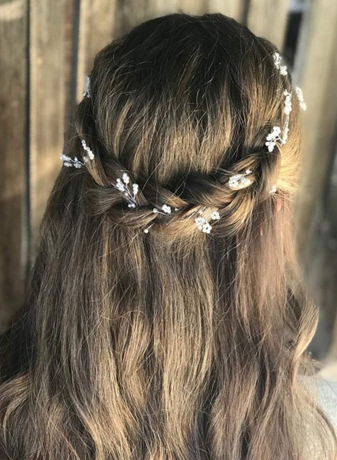 Chargances Women Headband Bridal Hair Vine Pearl Hair Band Bohemia Hairpiece for Weeding Prom Festival Wedding Hair Accessories Bridesmaids Headpiece Flower Girl Hair Jewelry (gold) - Image 1