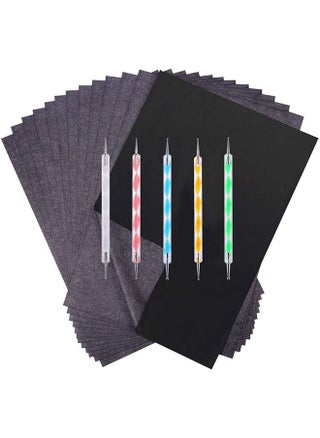 Carbon Copy Paper 100 Sheets Black Graphite Paper A4 Transfer Tracing Paper and 5 Pieces Ball Embossing Styluses - pzsku/Z6DC235FADEDC636B6298Z/45/_/1691824431/c4264d26-72f3-42bc-bcba-4f85aee02f0e