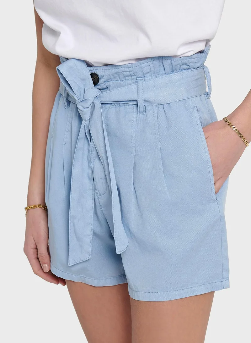 ONLY Tie Waist Shorts