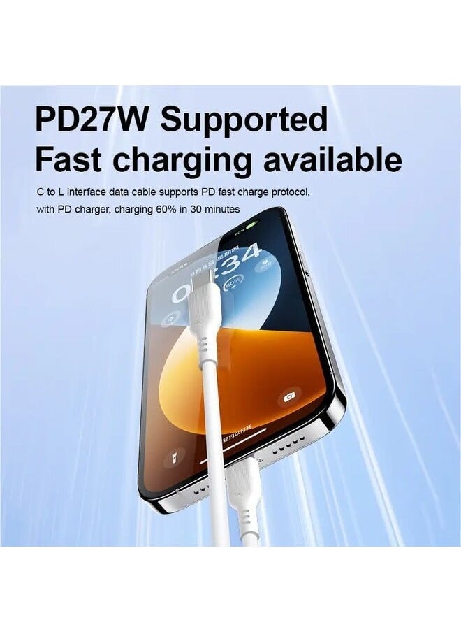 Wopow - 27W USB C To Lightning Cable Fast Charging Than Original Cable - Image 1