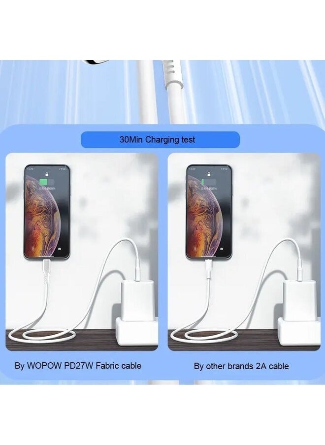 Wopow - 27W USB C To Lightning Cable Fast Charging Than Original Cable - Image 1