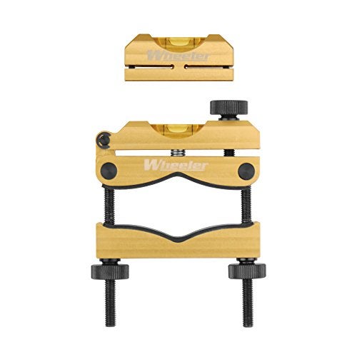 Wheeler Engineering Professional Reticle Leveling System with Heavy-Duty Construction, Universal Design and Storage Case for Gunsmithing and Maintenance, Bronze/Black - Image 1