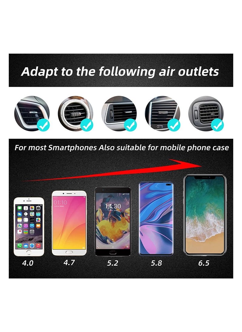Excefore - Wireless Car Charger Smart Wireless Auto-Sensor Car Phone Holder Charger Car Phone Holder Mount Wireless Fast Charging Air Vent Car Phone Mount for Car Dashboard Windshield Air Vent - Image 1