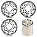 Shellwei 4 Pcs Candle Toppers Jar Candle Cover Scented Candle Toppers to Burn Evenly Large Jar Candle Shades Jar Candle - Image 2