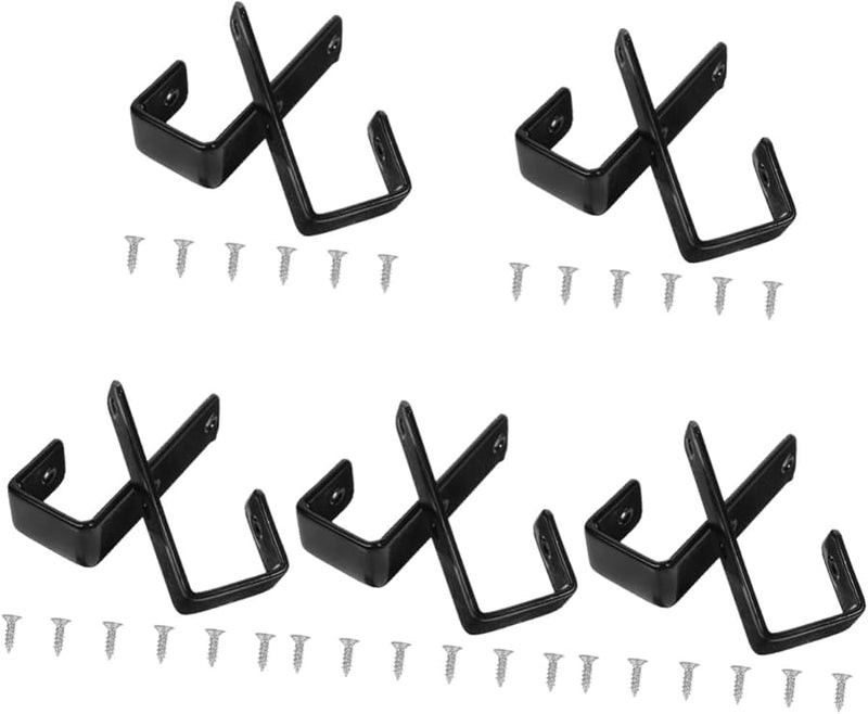 5 Pack Plastic Bunk Bed Ladder Hooks Safety Brackets For Boys And Girls - Image 1