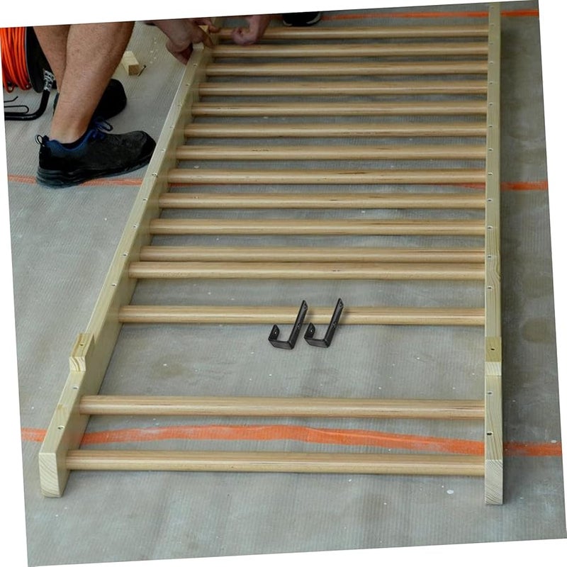 5 Pack Plastic Bunk Bed Ladder Hooks Safety Brackets For Boys And Girls - Image 5