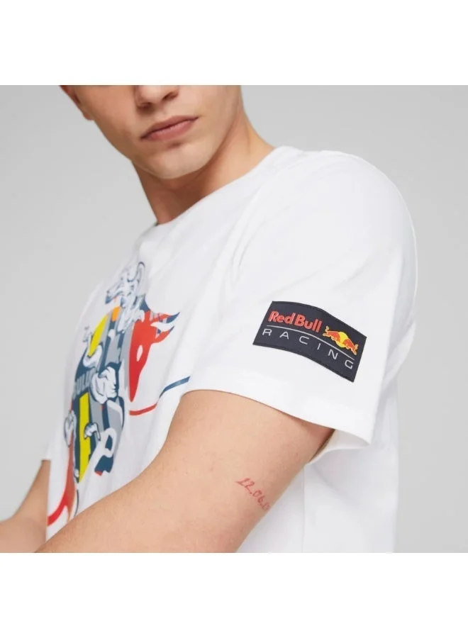 Red Bull  RBR Dynamic Bull Logo Tee  White for Men | Best Price UAE