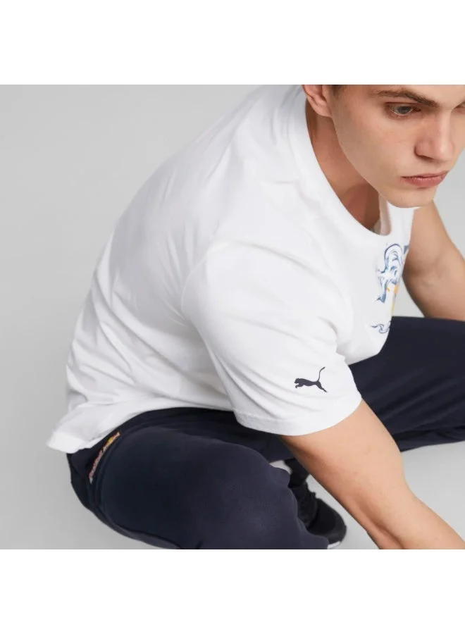 Red Bull  RBR Dynamic Bull Logo Tee  White for Men | Best Price UAE