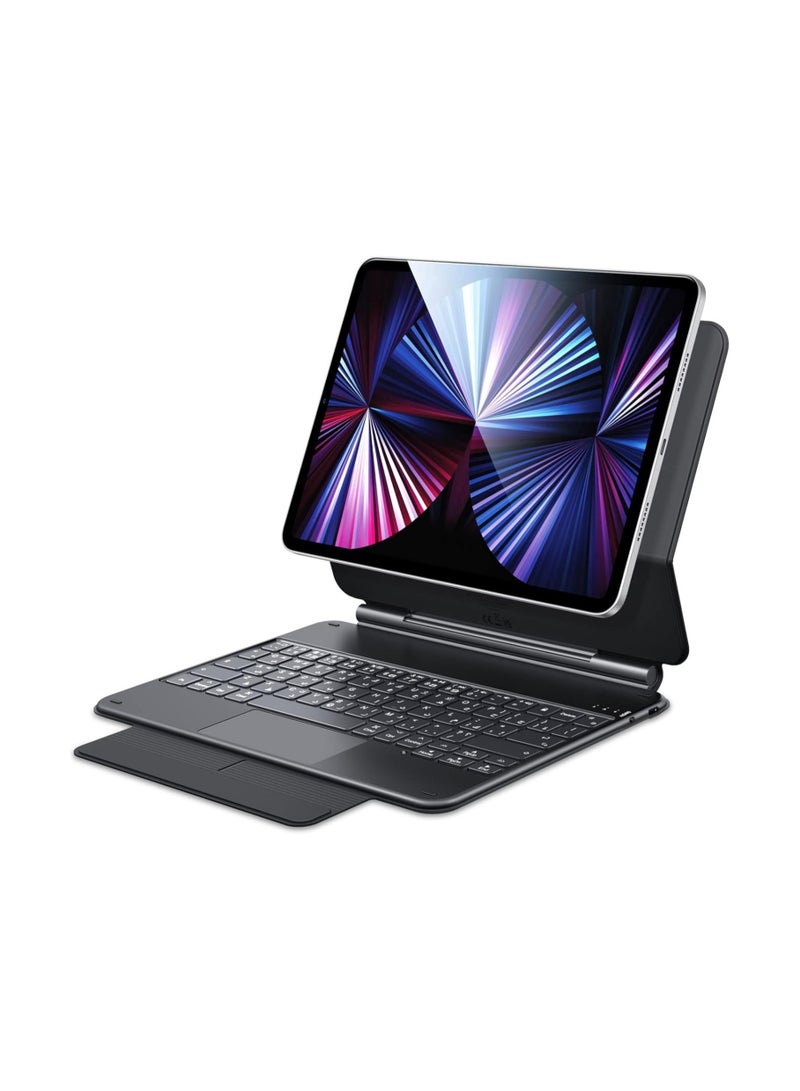 Multi Touch Trackpad iPad Keyboard Magnet Case for 11 inches iPad Pro 1st 2nd 3rd 4th Generation and iPad Air 4th 5th Generation