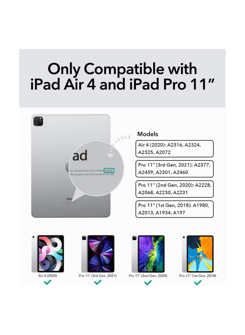 Multi Touch Trackpad iPad Keyboard Magnet Case for 11 inches iPad Pro 1st 2nd 3rd 4th Generation and iPad Air 4th 5th Generation