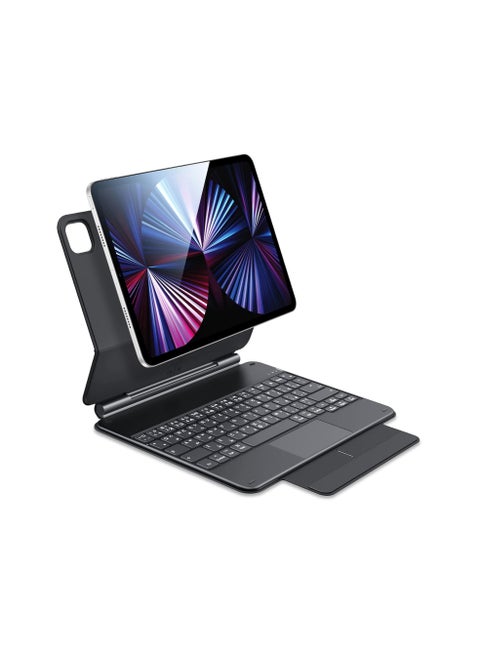 Multi Touch Trackpad iPad Keyboard Magnet Case for 11 inches iPad Pro 1st 2nd 3rd 4th Generation and iPad Air 4th 5th Generation