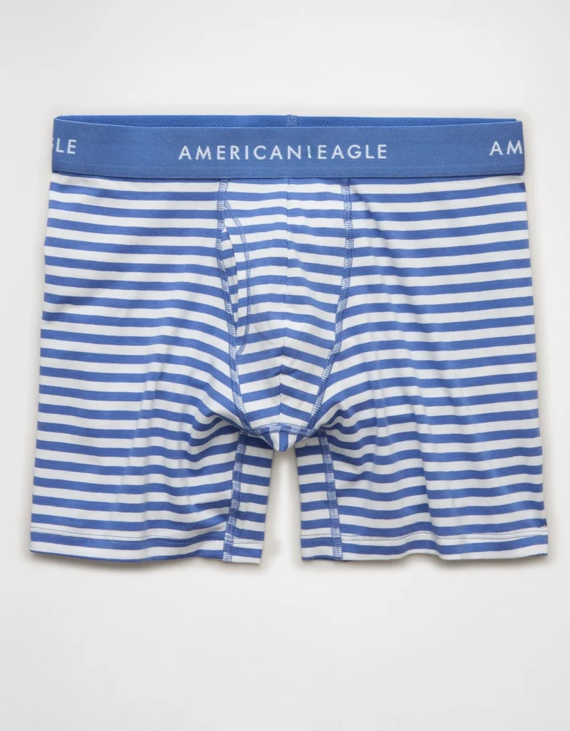 AEO Men's Striped 6" Classic Boxer Brief