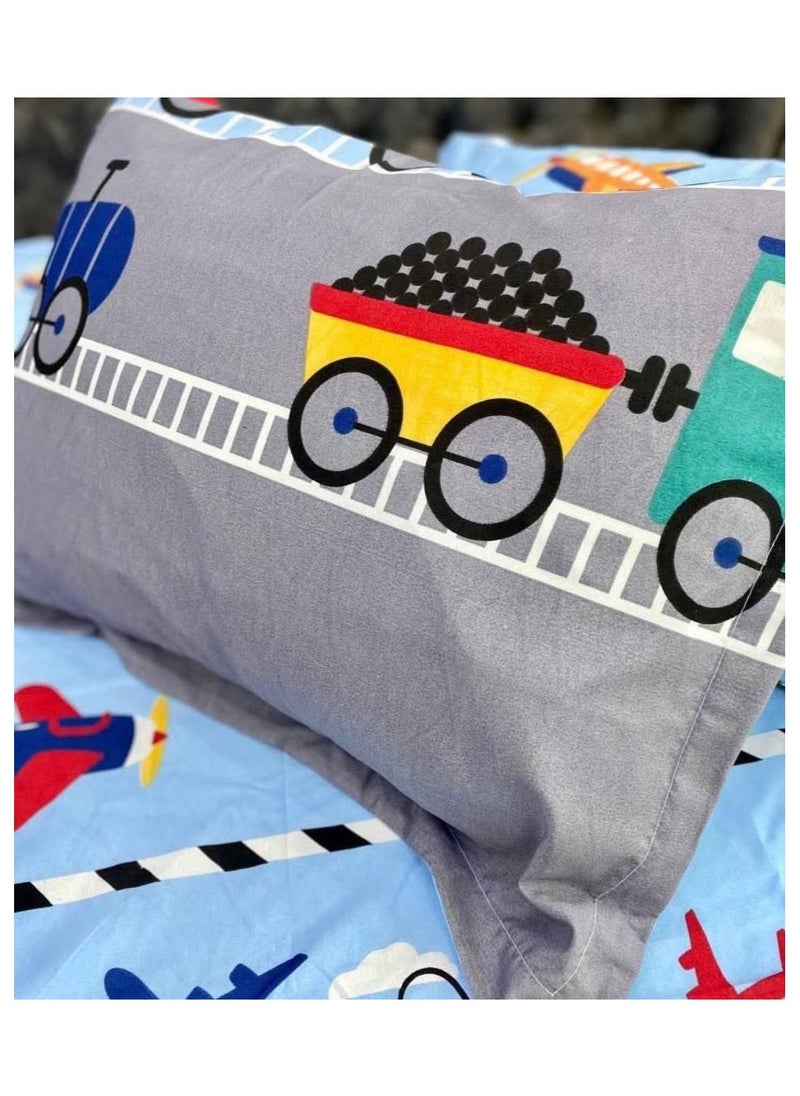 Generic Al-Ameriya fabric children's sheet set, 3 pieces, size 210*240  - Image 2