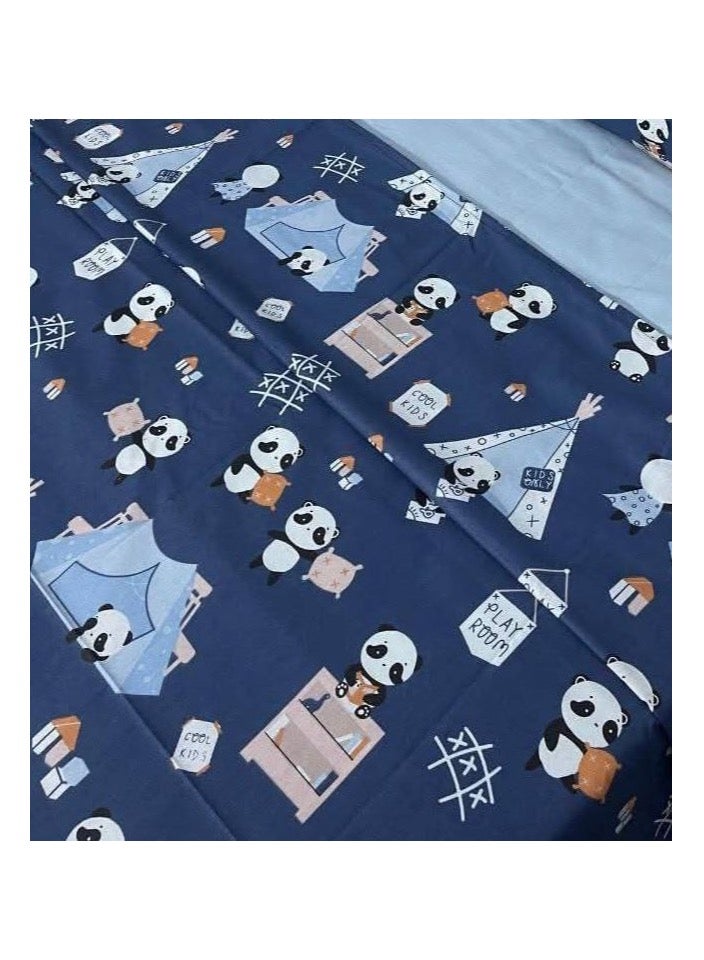 طقم ملاية اطفال قماش العامريه 3 قطع مقاس 240*240 - Image 2