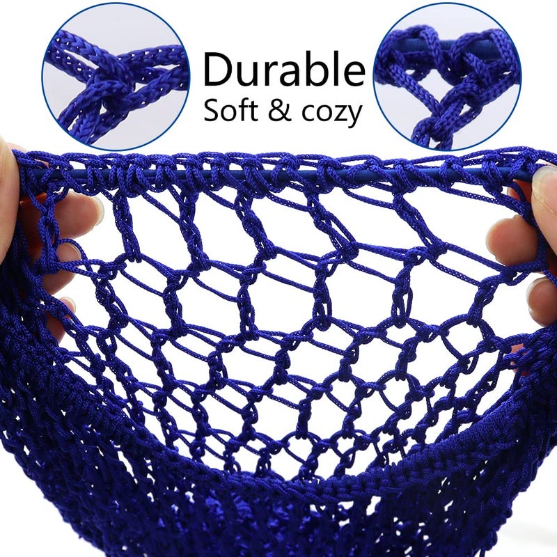 TCOTBE 3 Pcs Mesh Hair Net Rayon Knit Snood Hat Mesh Crocheted Hairnet Sleep Cap Long Hair Cover Ornament Thick Hair Women Hair Net for Sleeping Soft Sleeping Hat Hair Accessories - Image 3