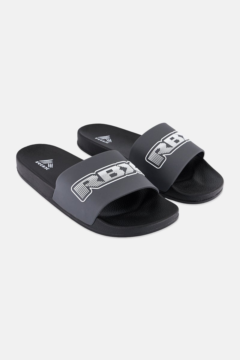 RBX Men Brand Logo Slip On Slides, Multicolor  - Image 1
