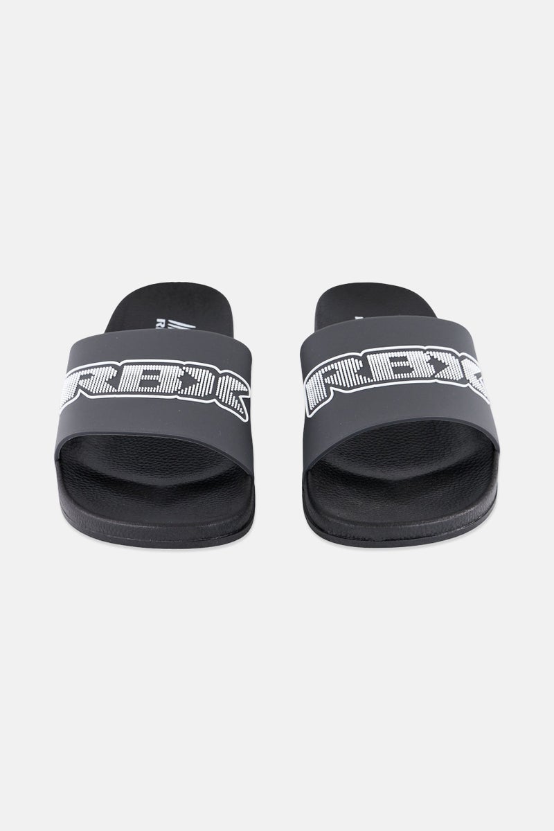 RBX Men Brand Logo Slip On Slides, Multicolor  - Image 4