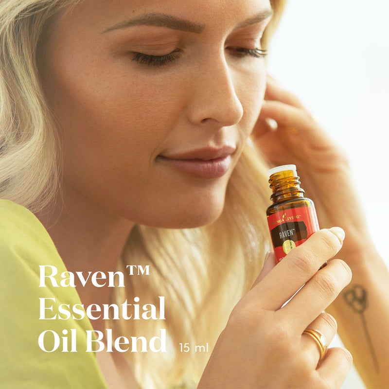 Young Living Raven Essential Oil Blend - Chilly, Minty Blend with Sweet Undertones - 15 ml - Image 2
