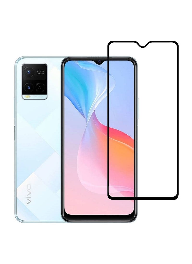 Super Tempered Glass Screen Protector 5D Designed For vivo Y21 Full Glue Edge to Edge Full Screen Coverage And Bubble Free - Image 1