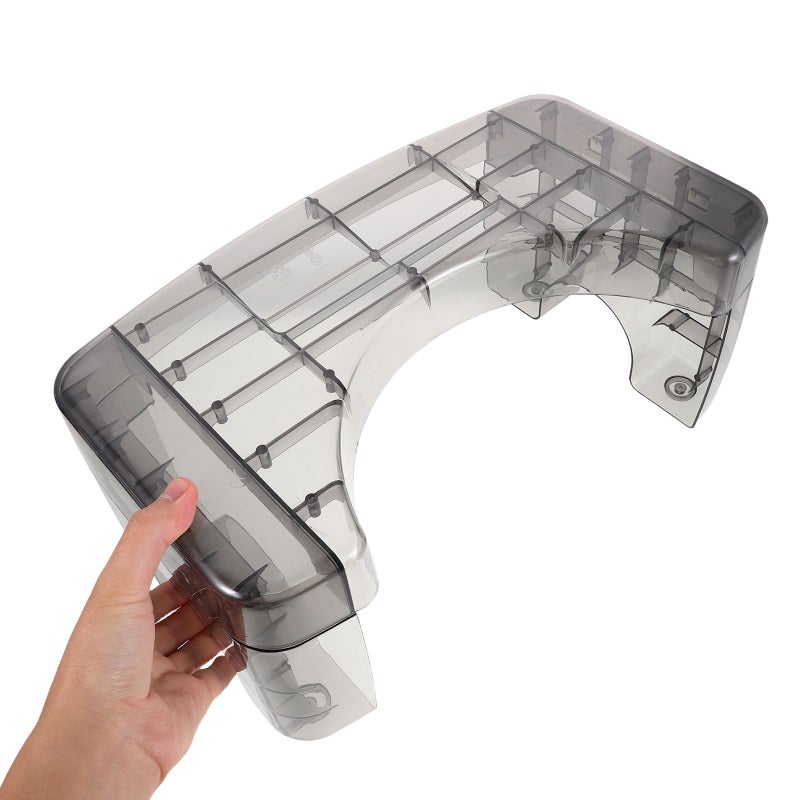 Toilet Stool: Bathroom Squatting Posture Poop Stool Clear for Kids and Adults Bathroom Squatting Use Light Gray - Image 2