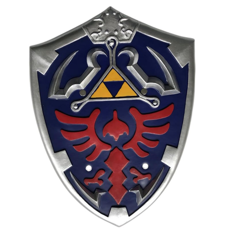 damdos Halloween Prop PU Foam for Cosplay Sword Sky Sword Kiritio Kirigaioya Shield Link Breath of The Wild Bow Arrow Crossbow Sword Birthday Gifts (Shield-B) - Image 1