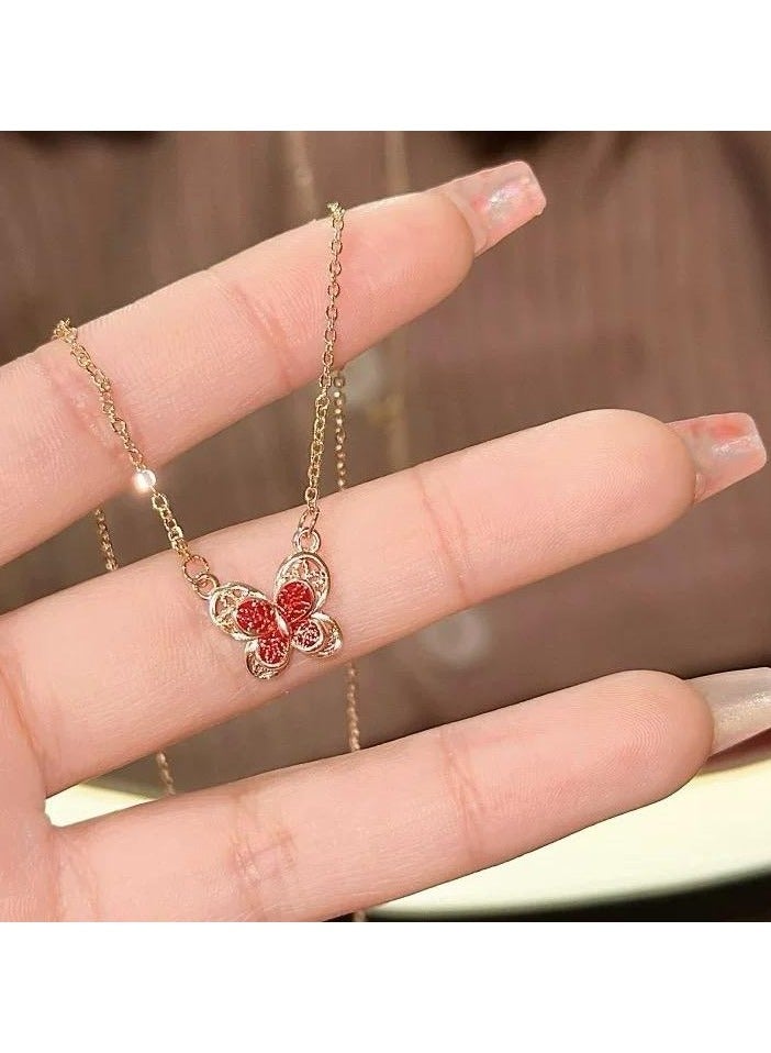 سيمهو سلسال نسائي عصري من الاستانلس ستيل مطلي باللون الذهبي - Image 5