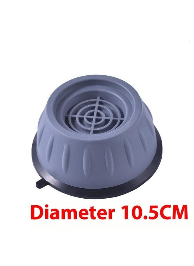 yongsheng 4-Piece Washing Machine Feet Pads Black 10.5cm-Anti Vibration Pads for Washing Machine and Dryer Shock and Noise Cancelling Washing Machine Support Prevent Moving Shaking Walking Universal Size  - Image 1