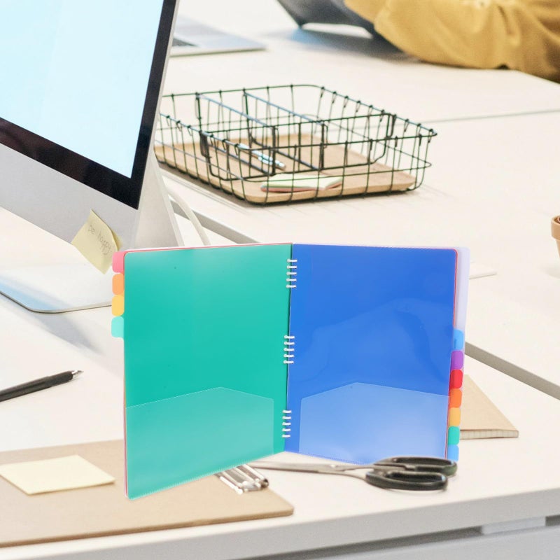 A4 Expanding File Folder with 12 Pockets White Accordion Document Organizer for School and Office - Image 5