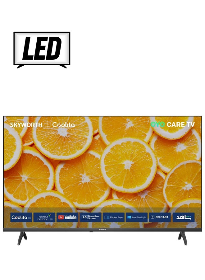 سكاي ورث تلفزيون ذكي 43 بوصة 2K LED، وضع الحماية للعين، نظام Coolita 3.0، تردد 60 هرتز، تقنية HDR10 وصوت Dolby، ضمان سنتين، 43E5000G، أسود 43E5000G أسود - Image 2