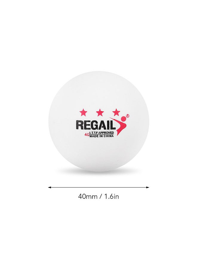 REGAIL 24Pcs 3-Star 40mm Table Tennis Balls Ping Pong Balls Amateur Advanced Training Practice Balls  - Image 5