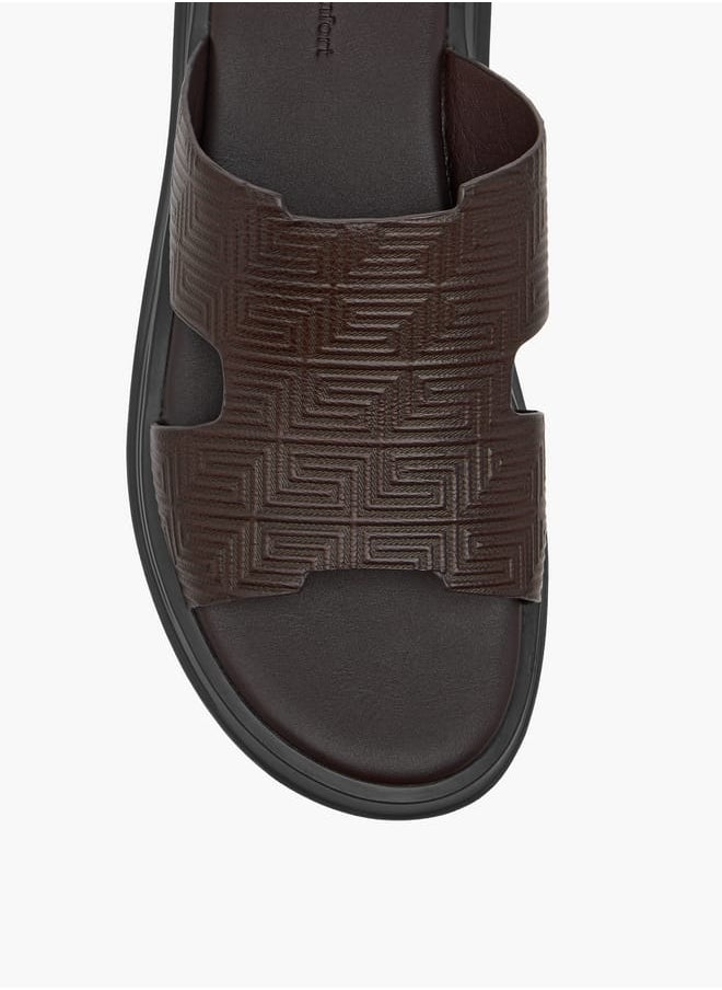 Le Confort - Men's Cutout Detail Slip-On Sandals - Image 1
