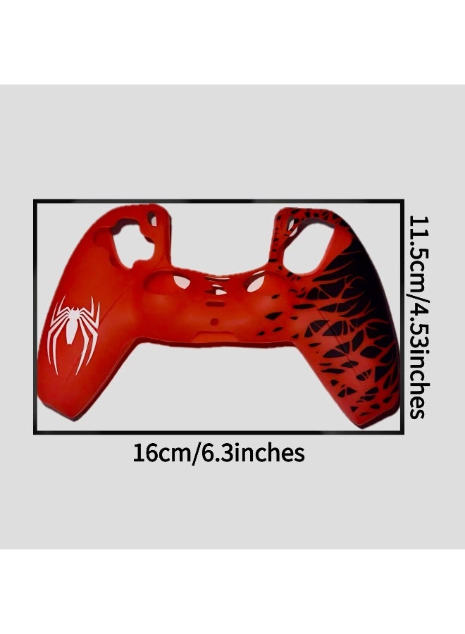 كونشاو جلد سيليكون مضاد للانزلاق لوحدة تحكم PS5، إكسسوارات وحدة تحكم PS5، غطاء واقٍ ناعم لوحدة تحكم PlayStation 5 مع ملصقات لوحة لمس - Image 2