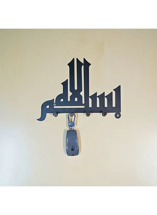 YSK 6A تعليقة حائط إسلامية معدنية هدية زينة لعيد الفطر لغرفة المعيشة غرفة النوم - Image 1