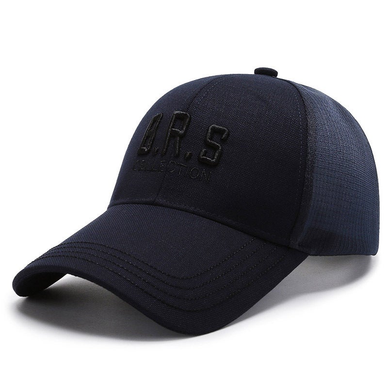 Mesh Baseball Cap Men Summer Breathable Fishing Sunshade Hat - Image 1