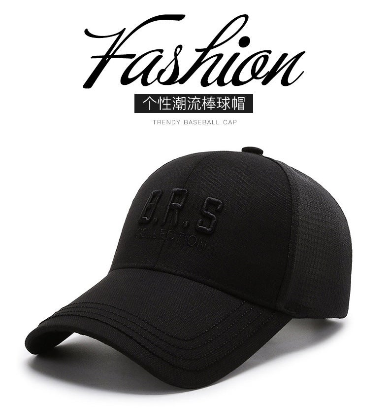 Mesh Baseball Cap Men Summer Breathable Fishing Sunshade Hat - Image 2