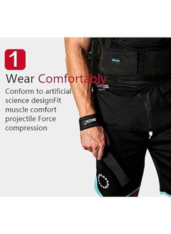 SKDK Lifting Wrist Straps Padded Cotton Wrist Straps with Anti-slip silicone For Improved Grip  Padded Wrist Support Cross Fit Training Hand Bar Straps Bodybuilding Powerlifting Fitness Exercise Grips  - Image 4