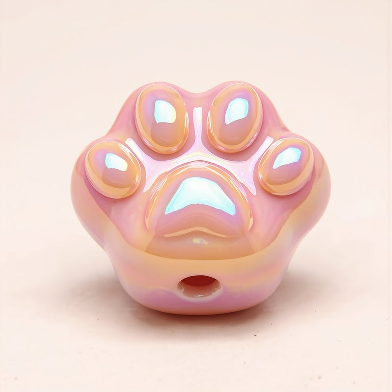 Scratch Resistant Cat Paw Beads No Fade 1.9x1.6cm Long Time Use - Image 3