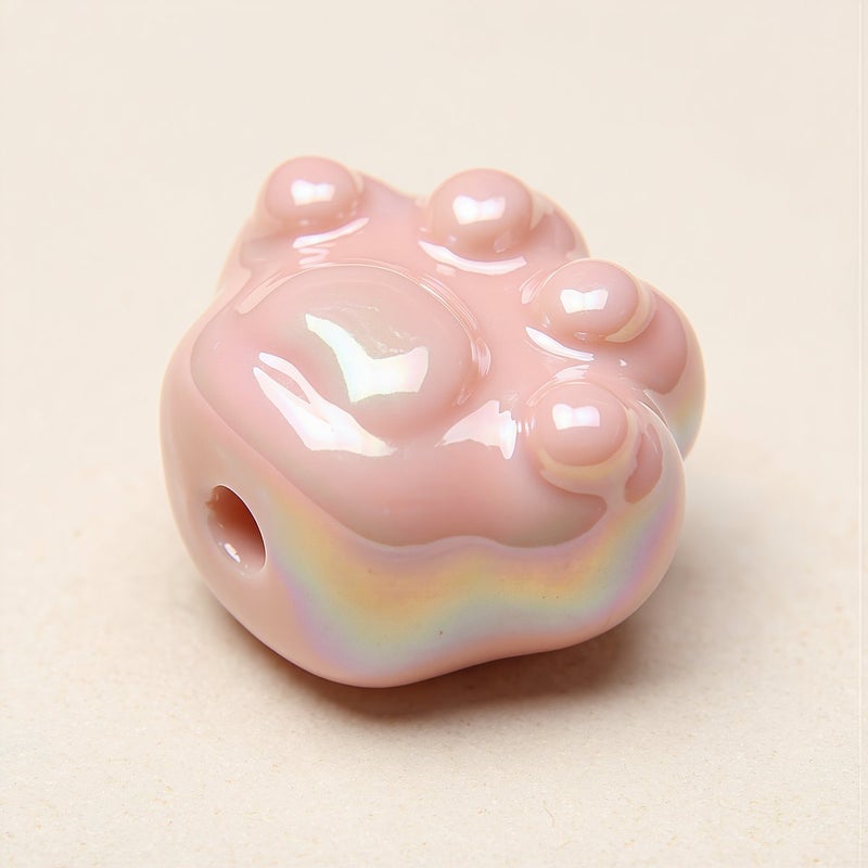 Scratch Resistant Cat Paw Beads No Fade 1.9x1.6cm Long Time Use - Image 4