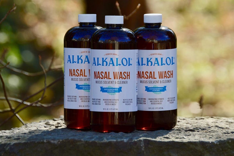 Alkalol غسول أنفي أصلي 3 عبوات 16 أونصة سائلة عبوة من 3 - Image 2