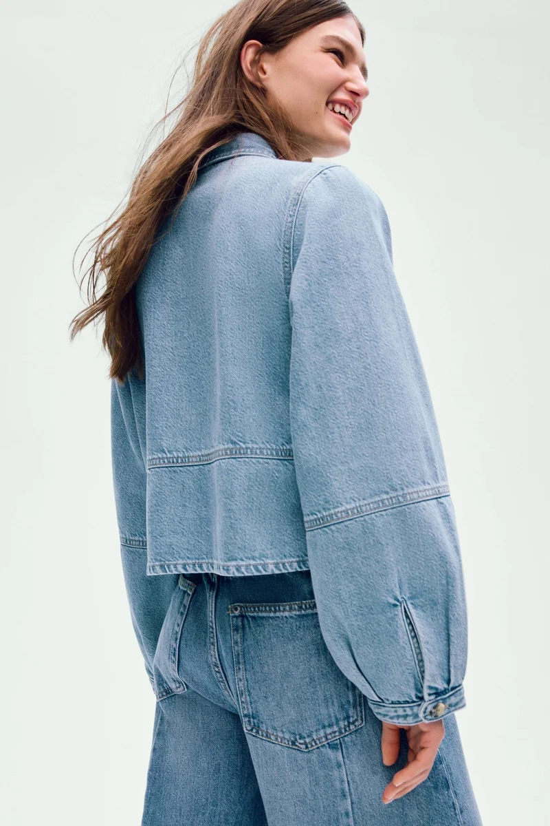 اتش اند ام قميص دنيم