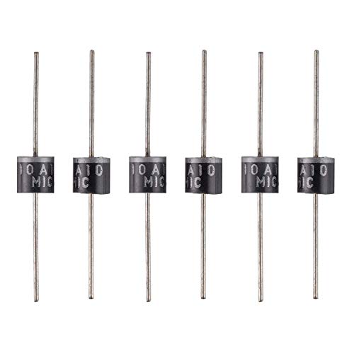 BOJACK 10A10 Rectifier Diode 10 A 1000 V Axial 10A10 10 amp 1000 volt Electronic Silicon Diodes (Pack of 25) - Image 5