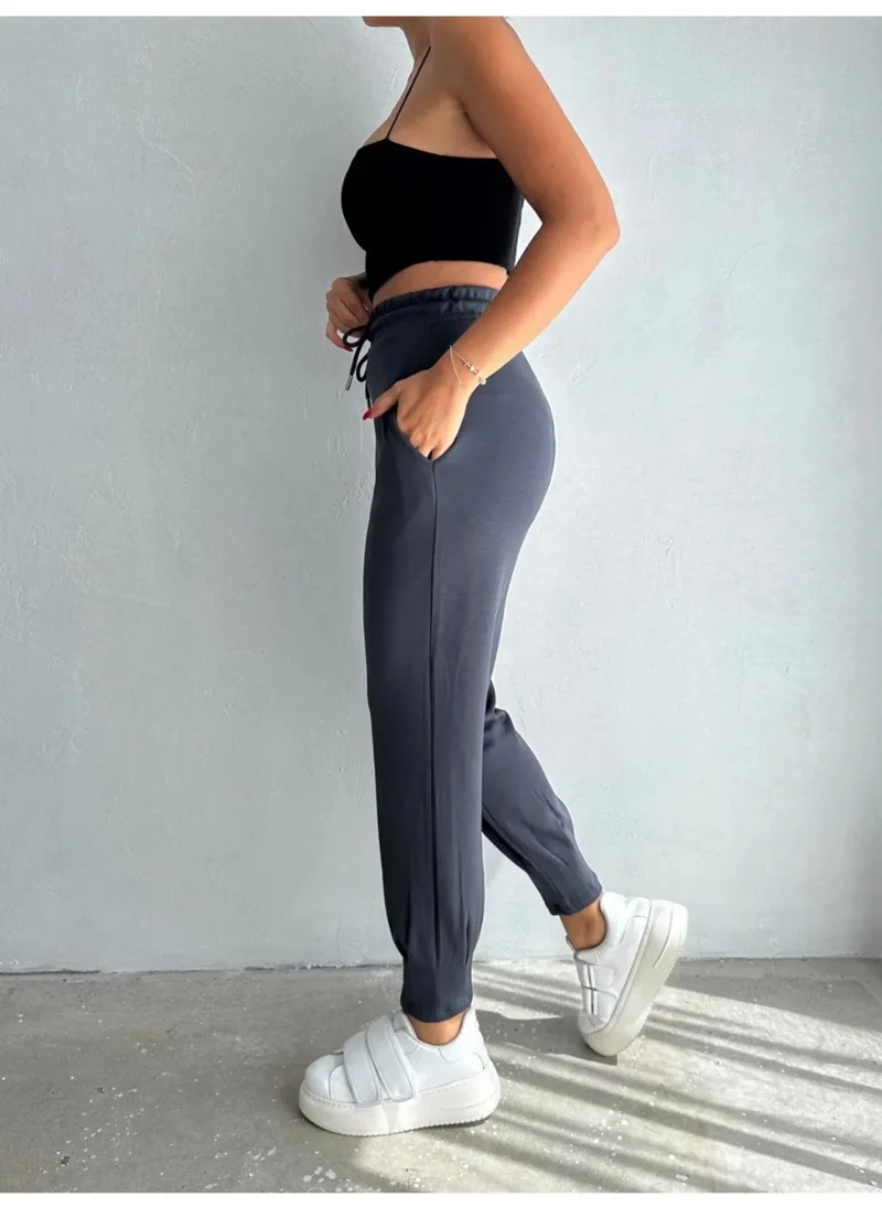سوانا Pleated Modal Fabric Relaxed Fit Trousers