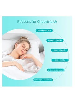 SYOSI Disposable Bed Sheets Travel Disposable Bedding Set Portable Travel 4 Pack Sheets for Hotel One Time Bedsheet Travel Bed Cover Disposable Pillow Case Quilt Cover King  - Image 2