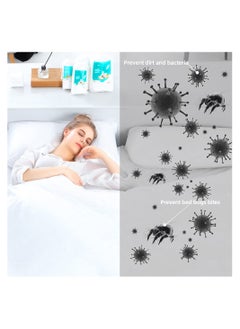 SYOSI Disposable Bed Sheets Travel Disposable Bedding Set Portable Travel 4 Pack Sheets for Hotel One Time Bedsheet Travel Bed Cover Disposable Pillow Case Quilt Cover King  - Image 3