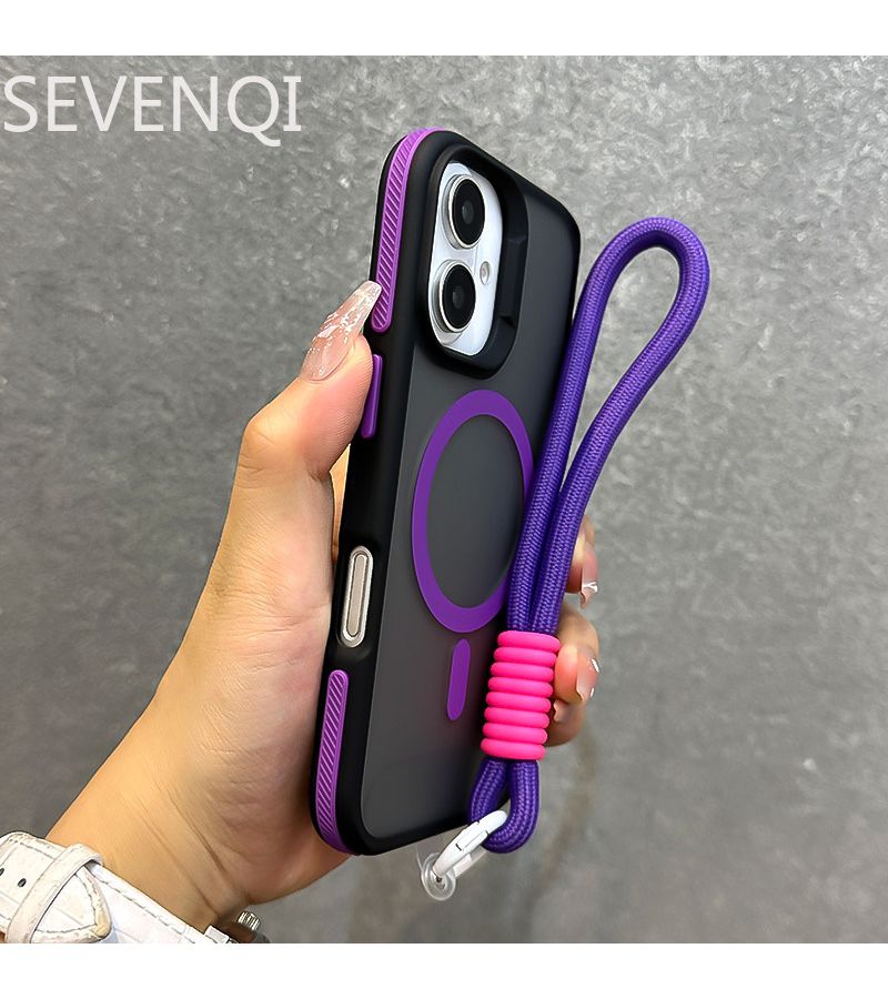 Green Dual Color Shield Armor Magnetic Case for iPhone 13 Anti Slip Edge - Image 3